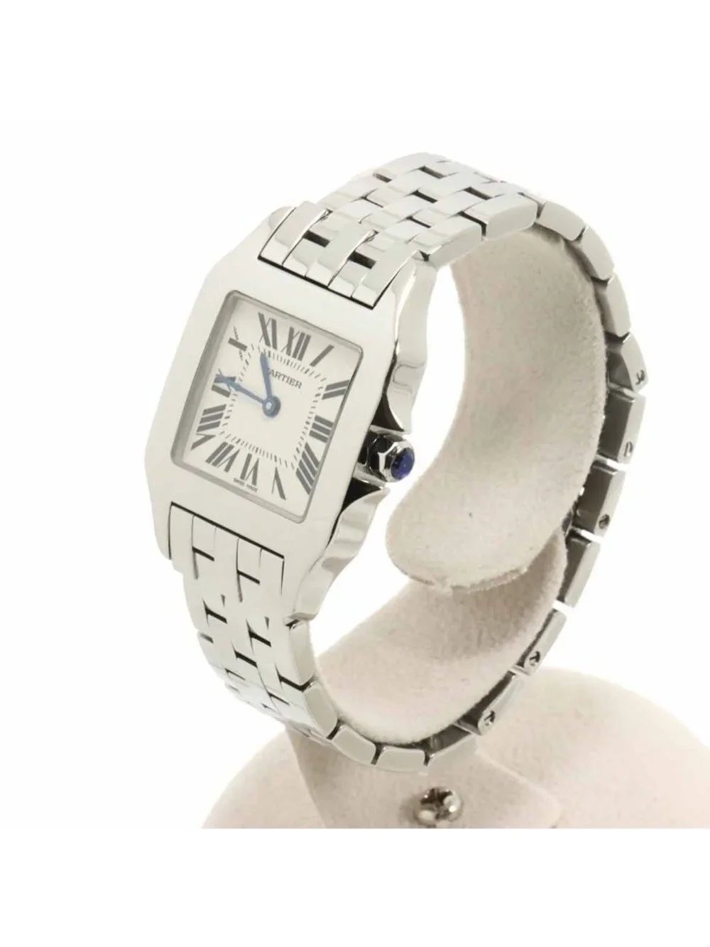 Cartier Santos Demoiselle LM Boys Watch Ivory Quartz
